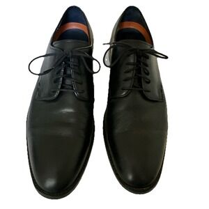 COLEHAAN GRAND OS  MEN'S BLACK LEATHER  DRESS SHOES  SIZE 9.5M